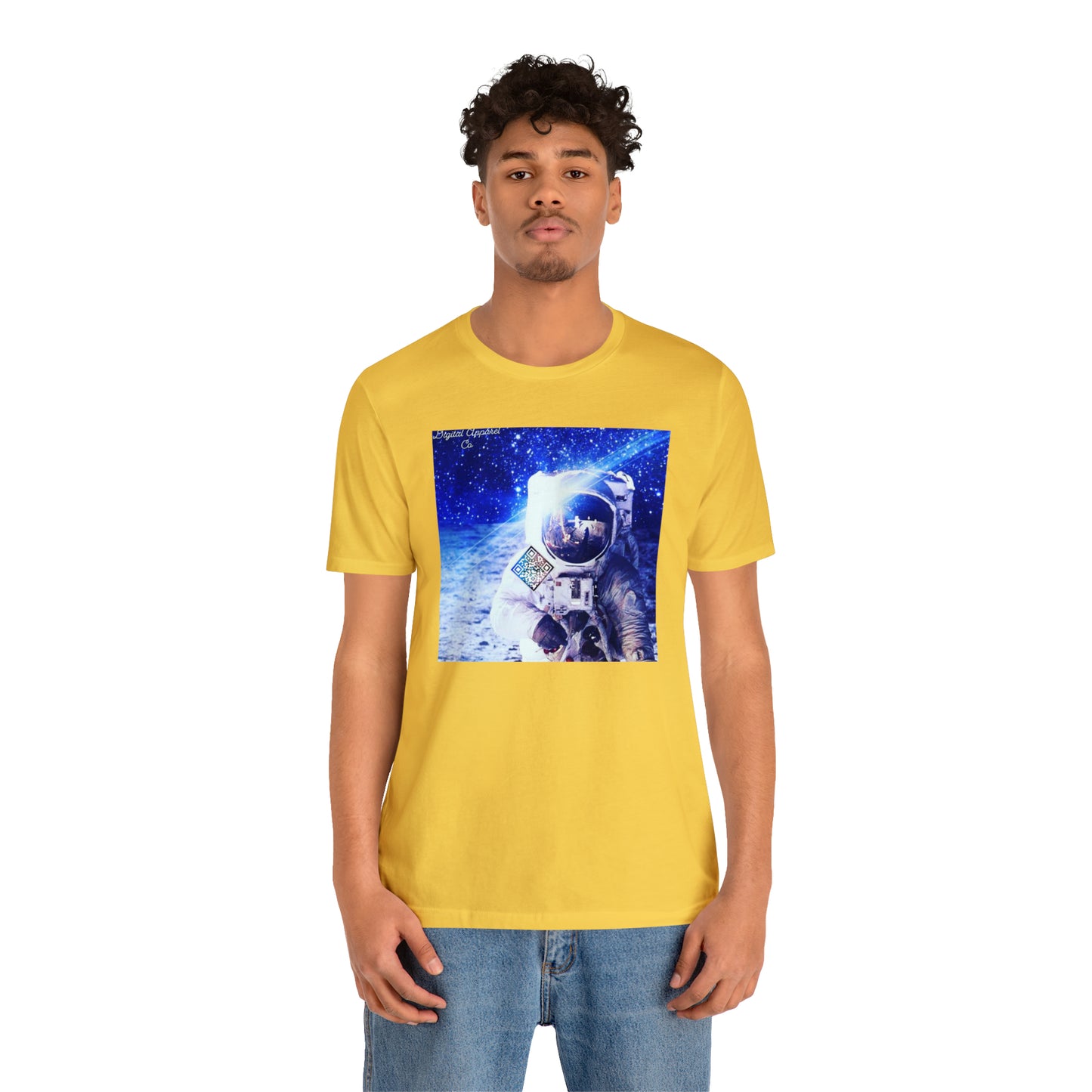 A.I. “MultiVerse Explorer” Digital Unisex Jersey Short Sleeve Tee