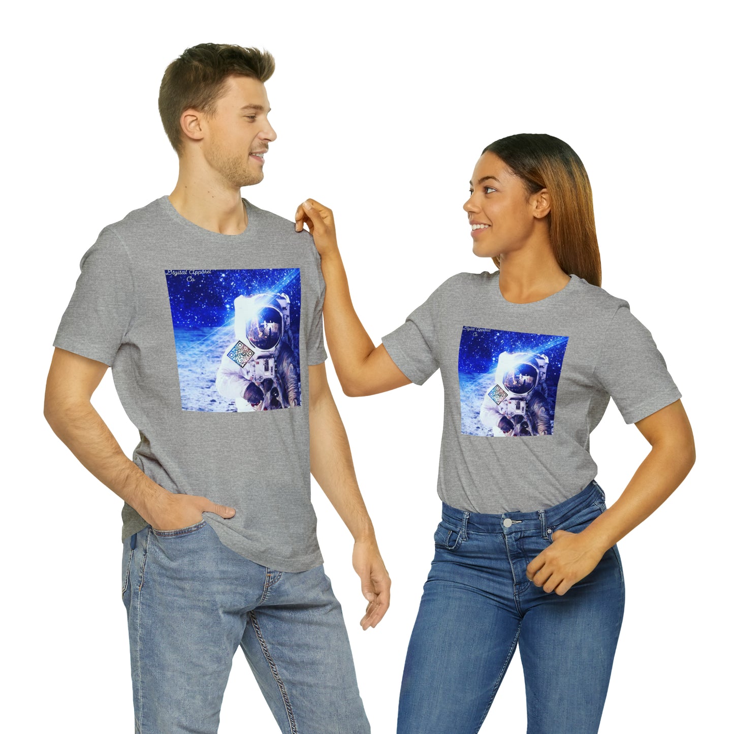 A.I. “MultiVerse Explorer” Digital Unisex Jersey Short Sleeve Tee