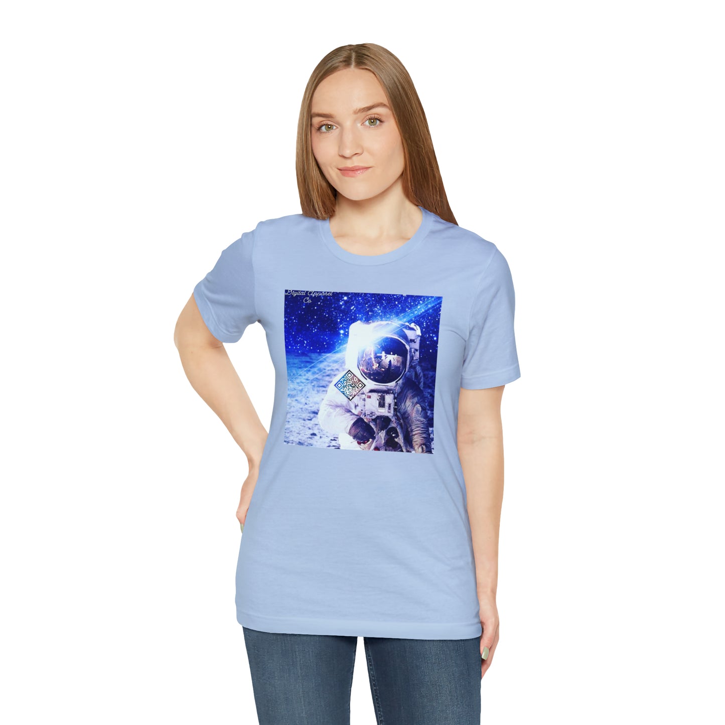 A.I. “MultiVerse Explorer” Digital Unisex Jersey Short Sleeve Tee