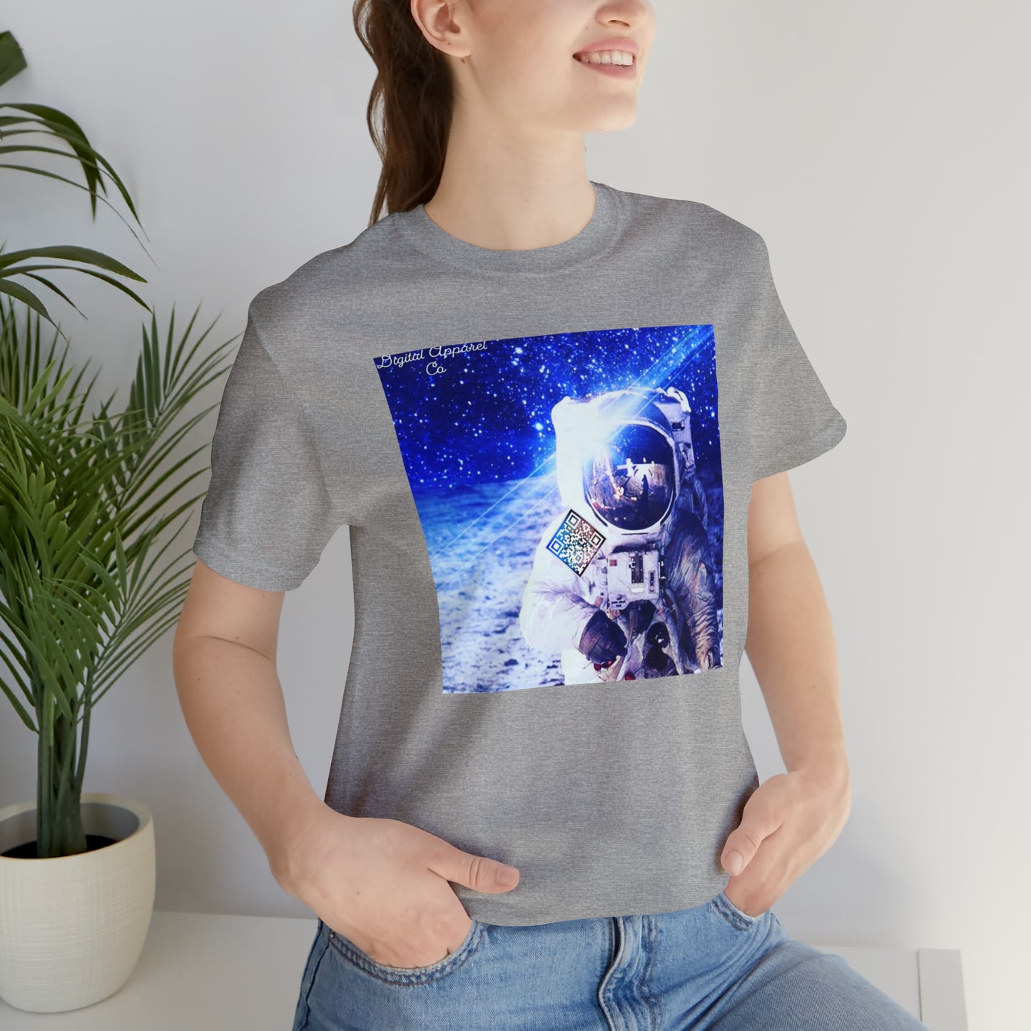 A.I. “MultiVerse Explorer” Digital Unisex Jersey Short Sleeve Tee