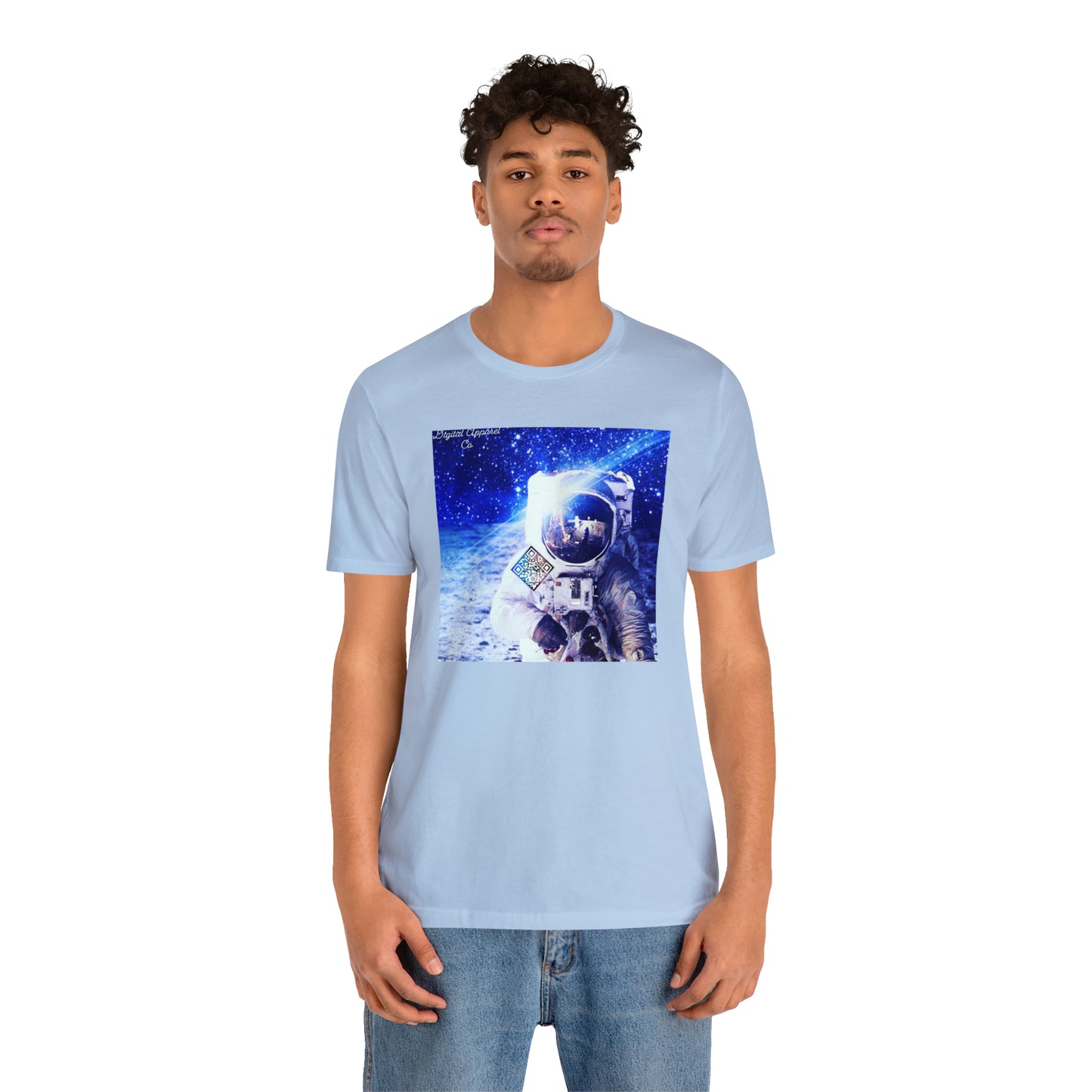 A.I. “MultiVerse Explorer” Digital Unisex Jersey Short Sleeve Tee