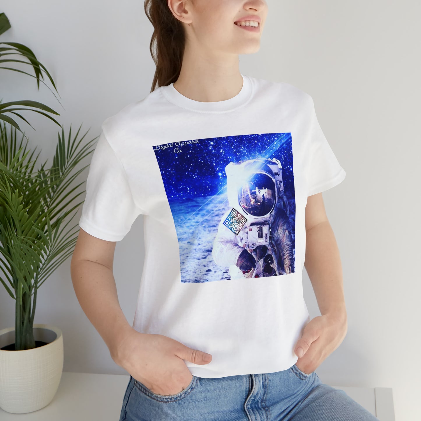 A.I. “MultiVerse Explorer” Digital Unisex Jersey Short Sleeve Tee