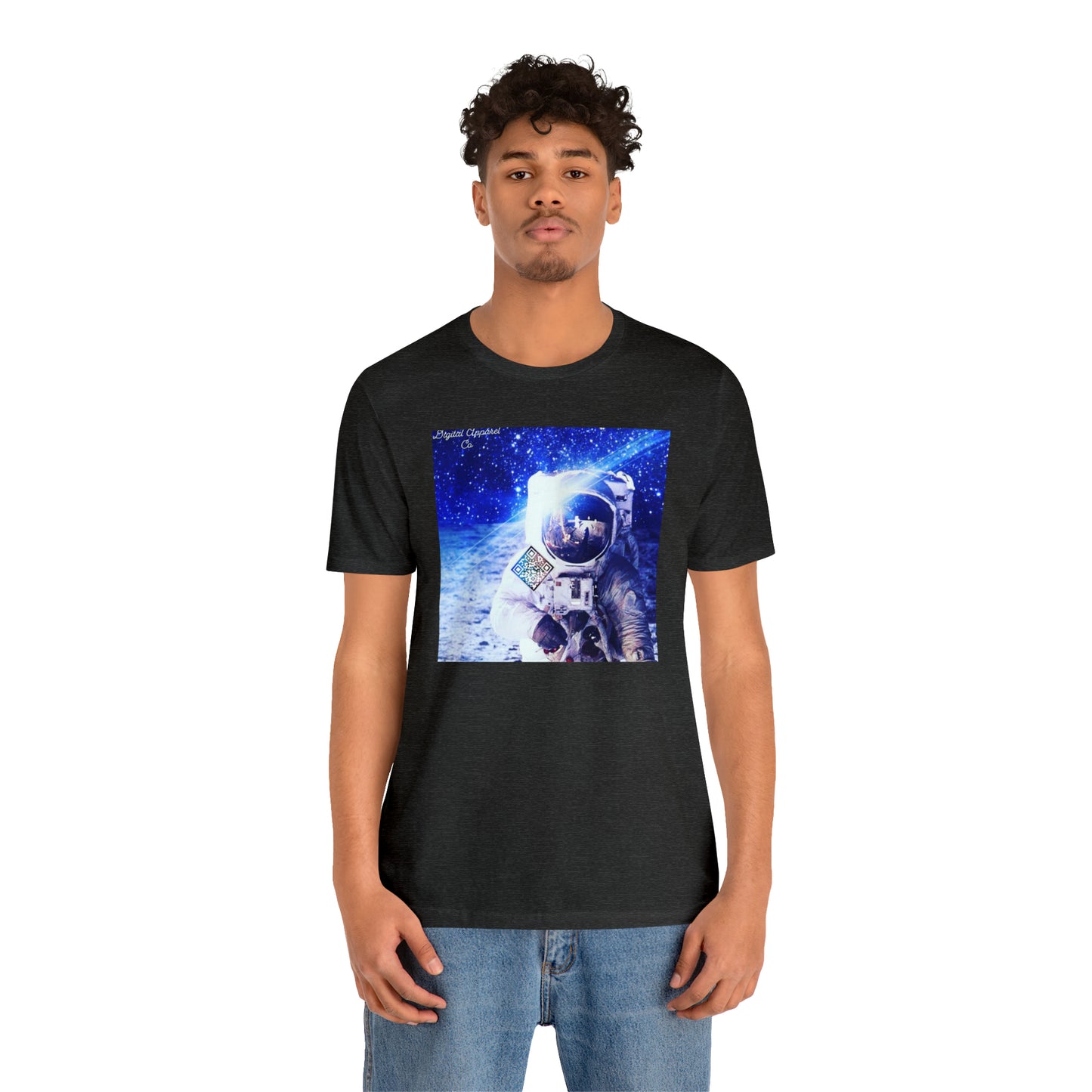 A.I. “MultiVerse Explorer” Digital Unisex Jersey Short Sleeve Tee