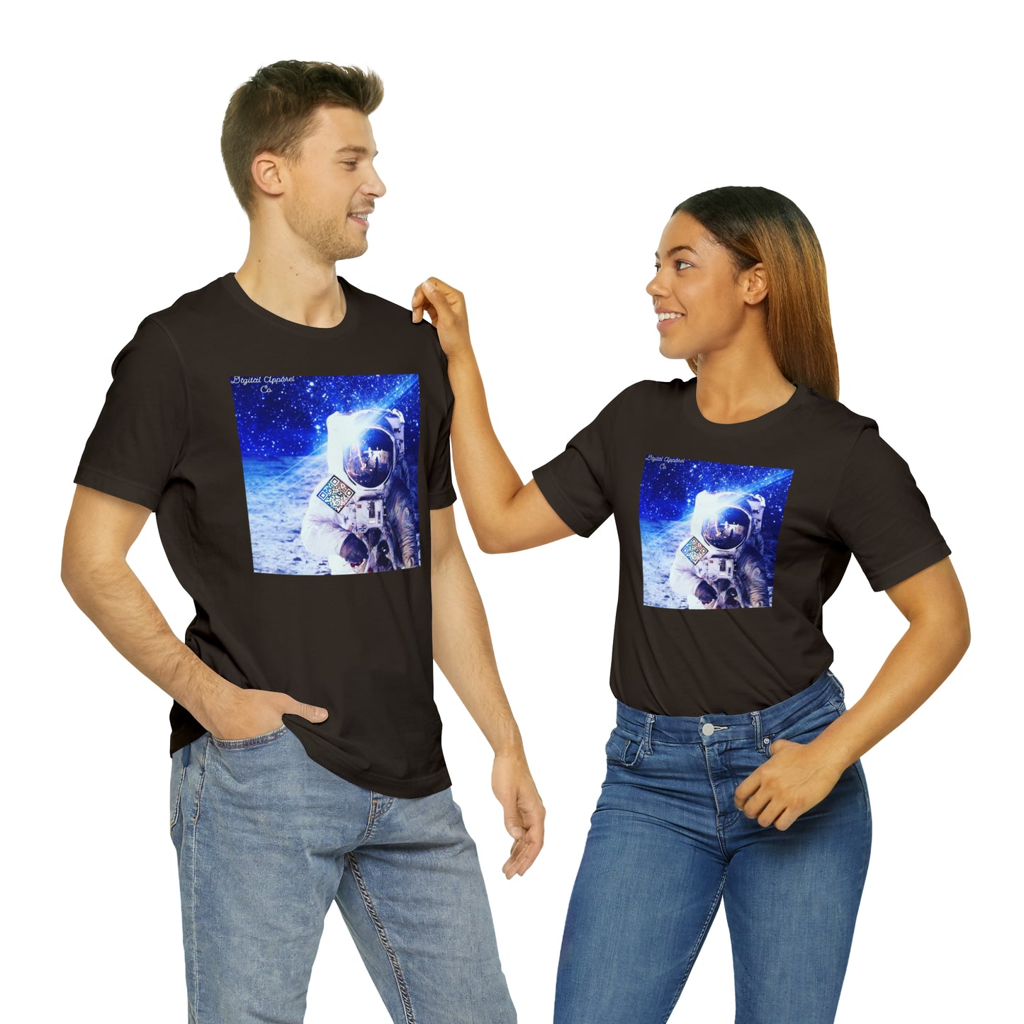 A.I. “MultiVerse Explorer” Digital Unisex Jersey Short Sleeve Tee