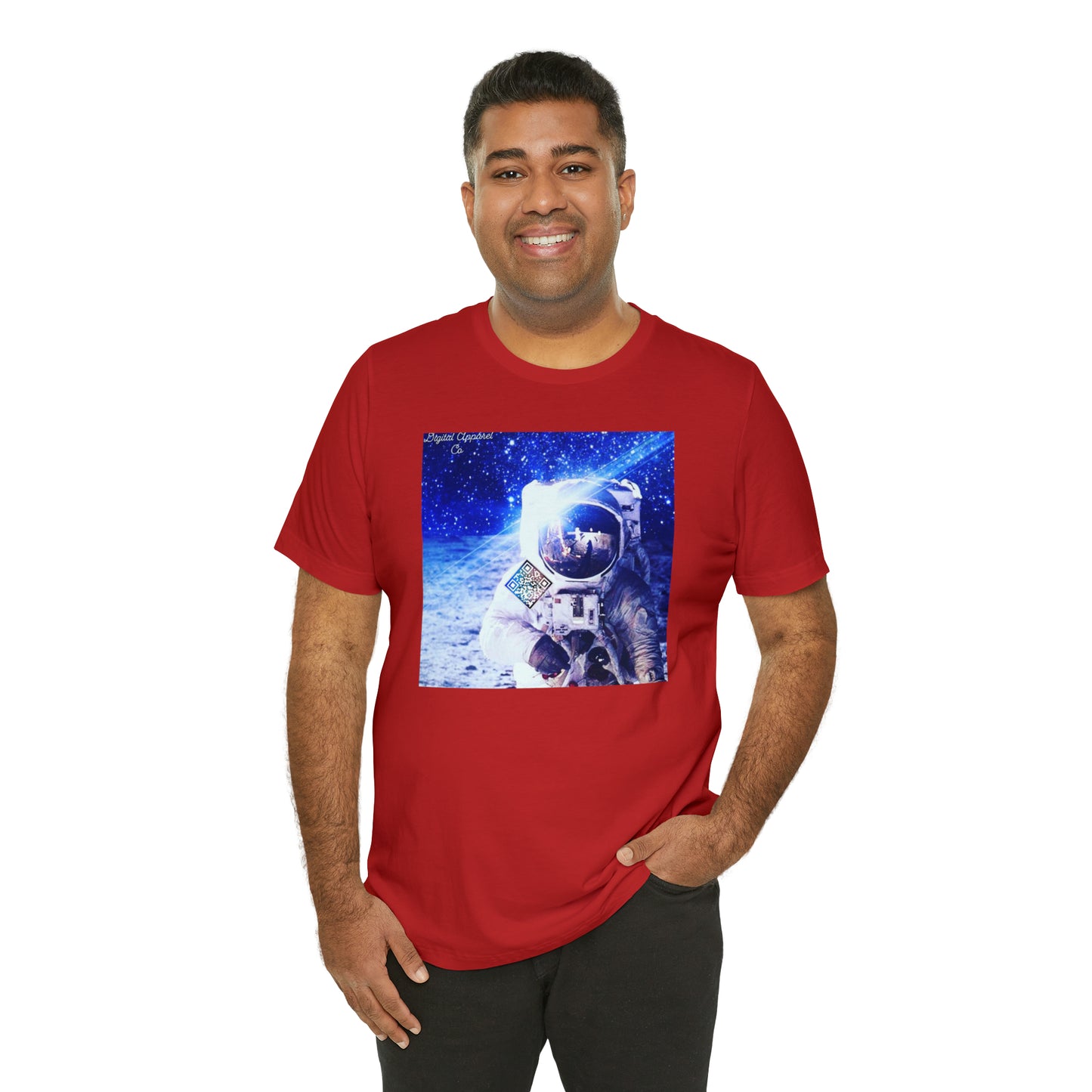 A.I. “MultiVerse Explorer” Digital Unisex Jersey Short Sleeve Tee