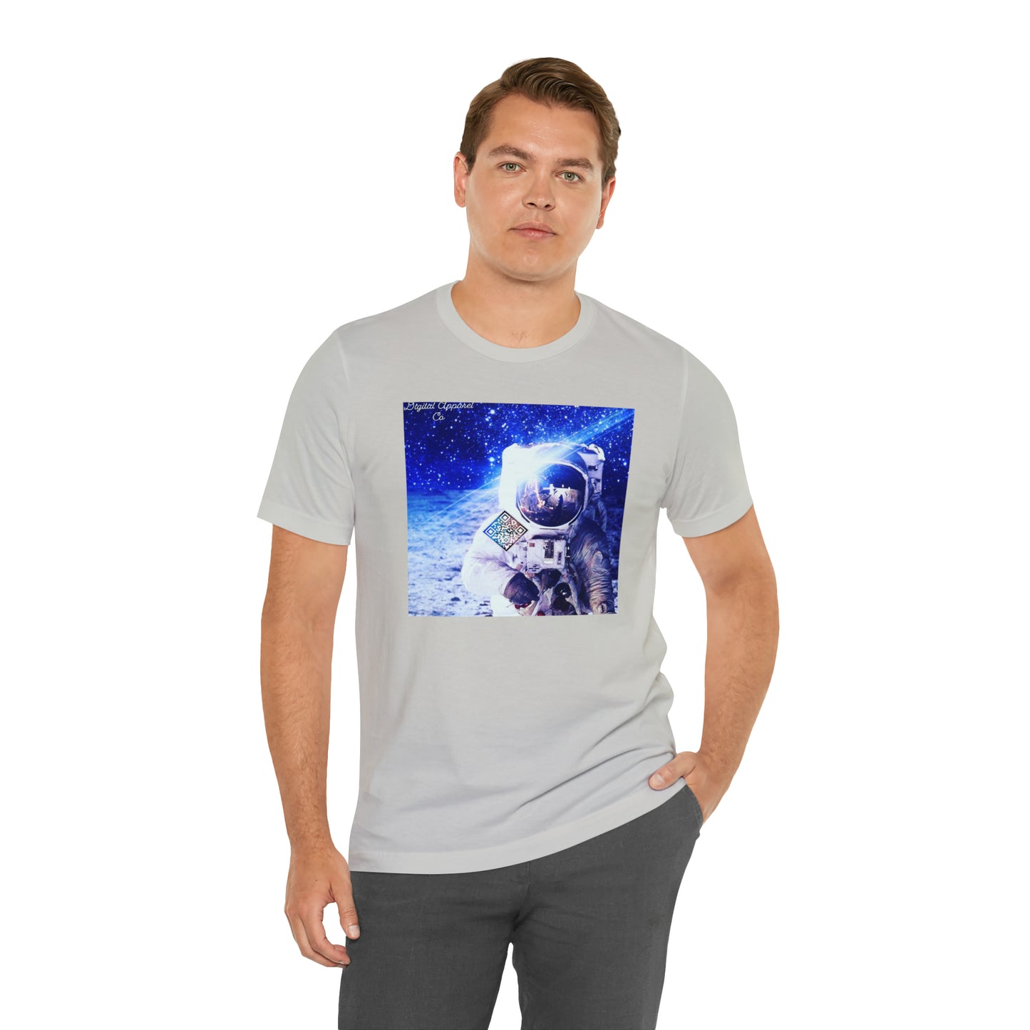 A.I. “MultiVerse Explorer” Digital Unisex Jersey Short Sleeve Tee