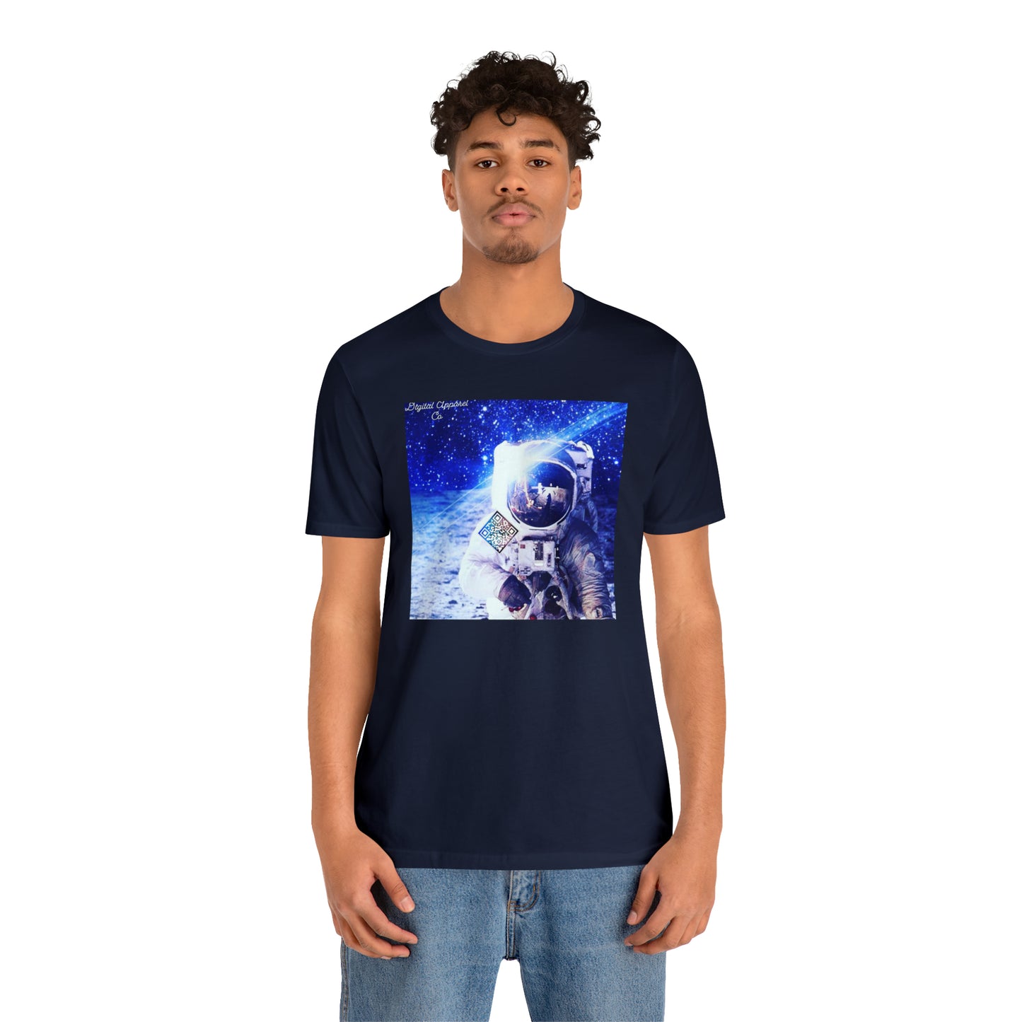 A.I. “MultiVerse Explorer” Digital Unisex Jersey Short Sleeve Tee