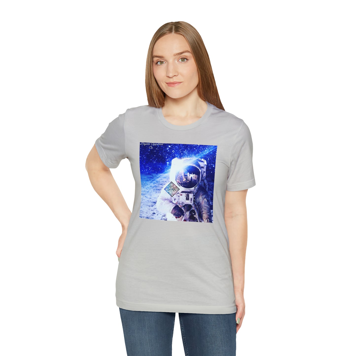 A.I. “MultiVerse Explorer” Digital Unisex Jersey Short Sleeve Tee