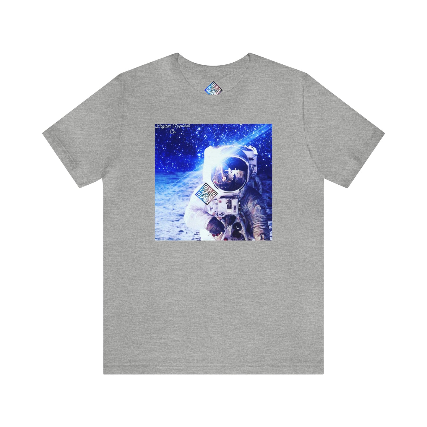 A.I. “MultiVerse Explorer” Digital Unisex Jersey Short Sleeve Tee