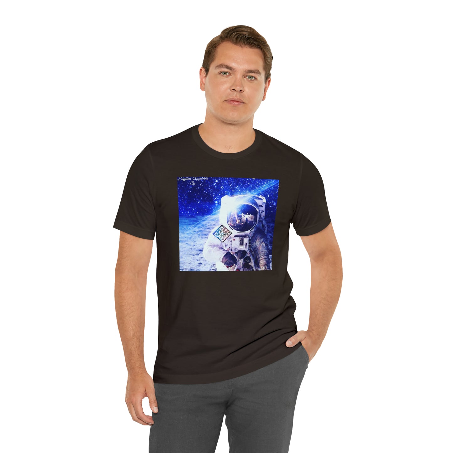 A.I. “MultiVerse Explorer” Digital Unisex Jersey Short Sleeve Tee