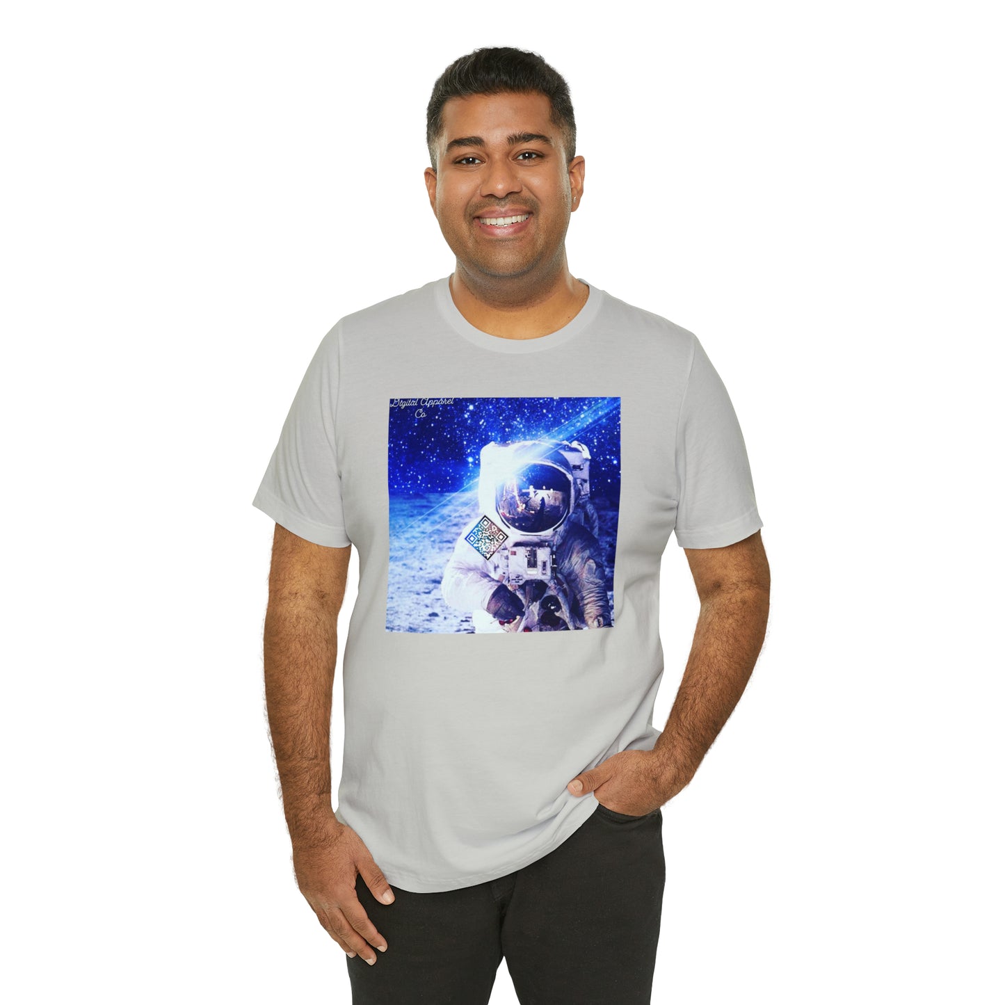 A.I. “MultiVerse Explorer” Digital Unisex Jersey Short Sleeve Tee