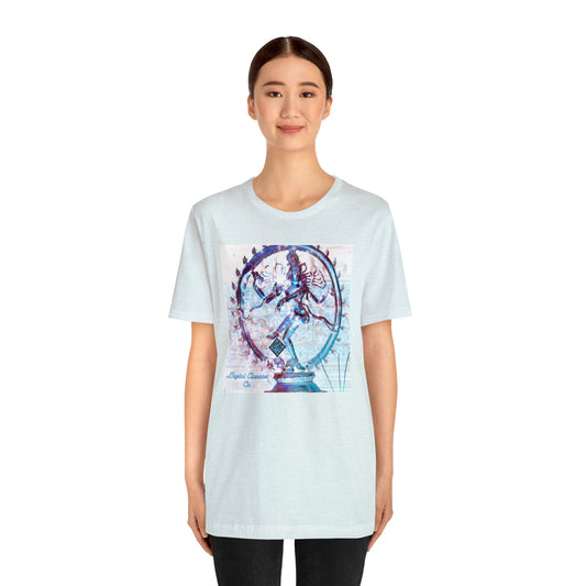 ‘’Shiva Steps’’ Digital Artificially Intelligent Tee Unisex Jersey Short Sleeve Tee