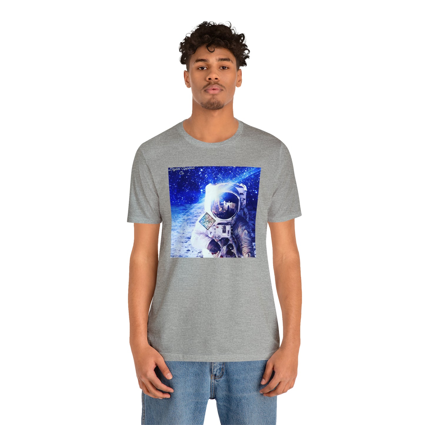 A.I. “MultiVerse Explorer” Digital Unisex Jersey Short Sleeve Tee