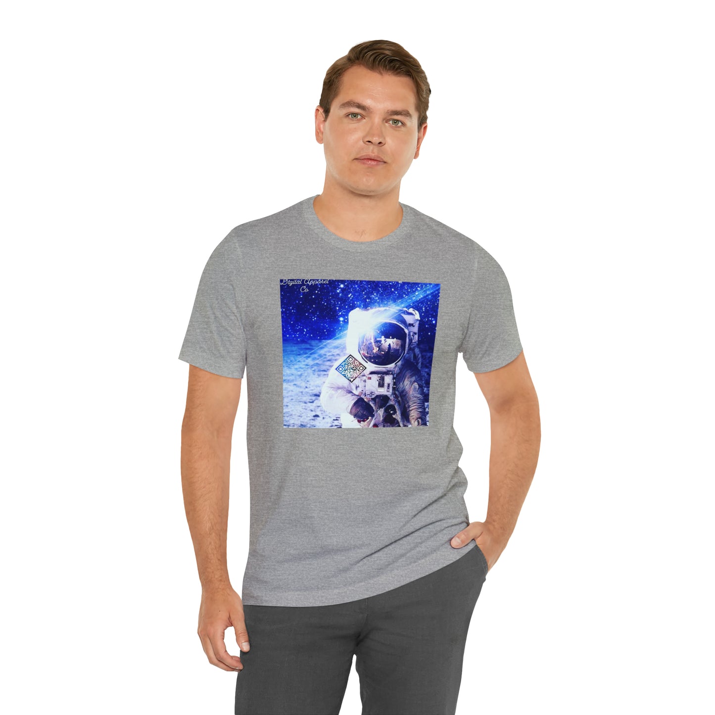 A.I. “MultiVerse Explorer” Digital Unisex Jersey Short Sleeve Tee