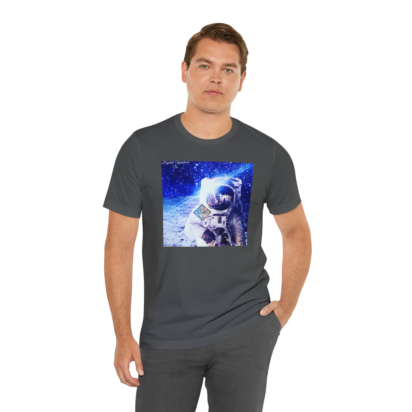 A.I. “MultiVerse Explorer” Digital Unisex Jersey Short Sleeve Tee