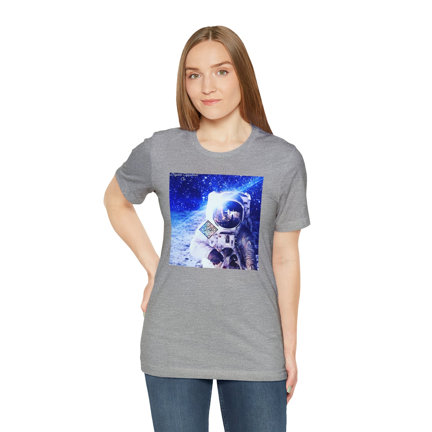 A.I. “MultiVerse Explorer” Digital Unisex Jersey Short Sleeve Tee