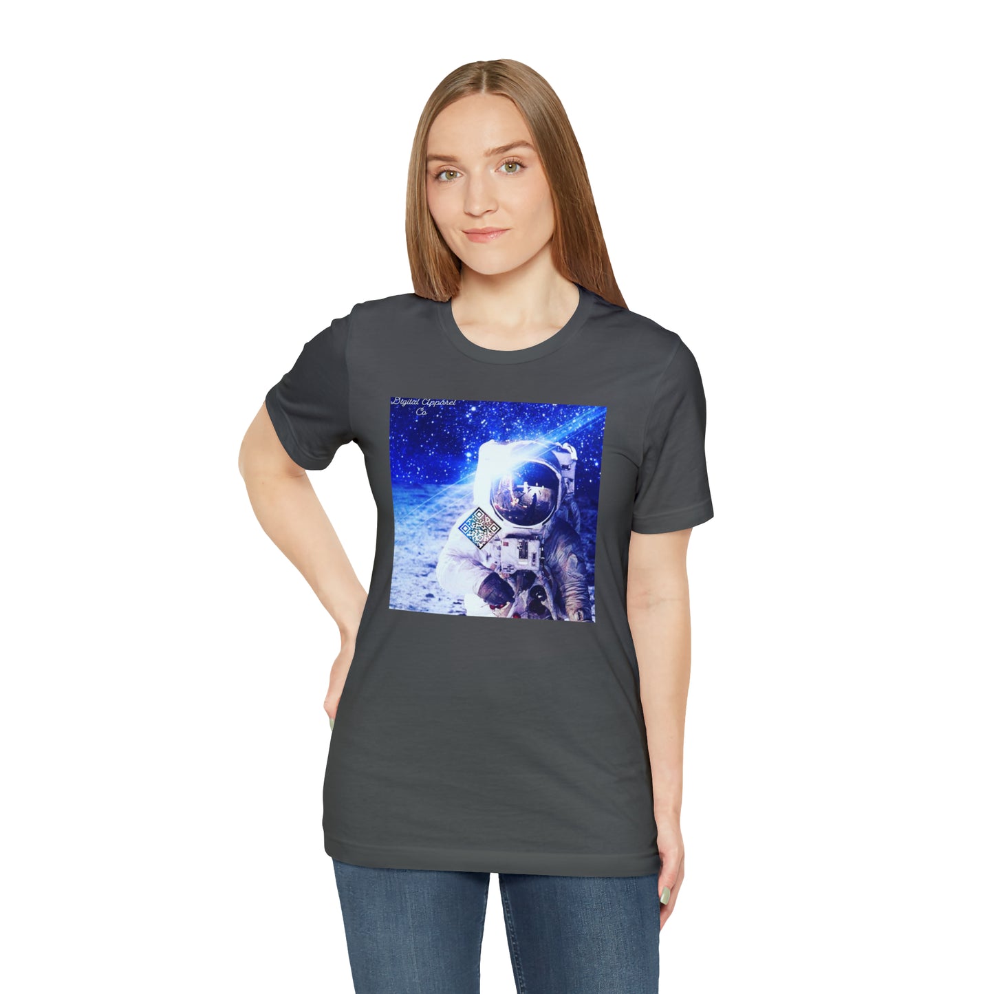 A.I. “MultiVerse Explorer” Digital Unisex Jersey Short Sleeve Tee