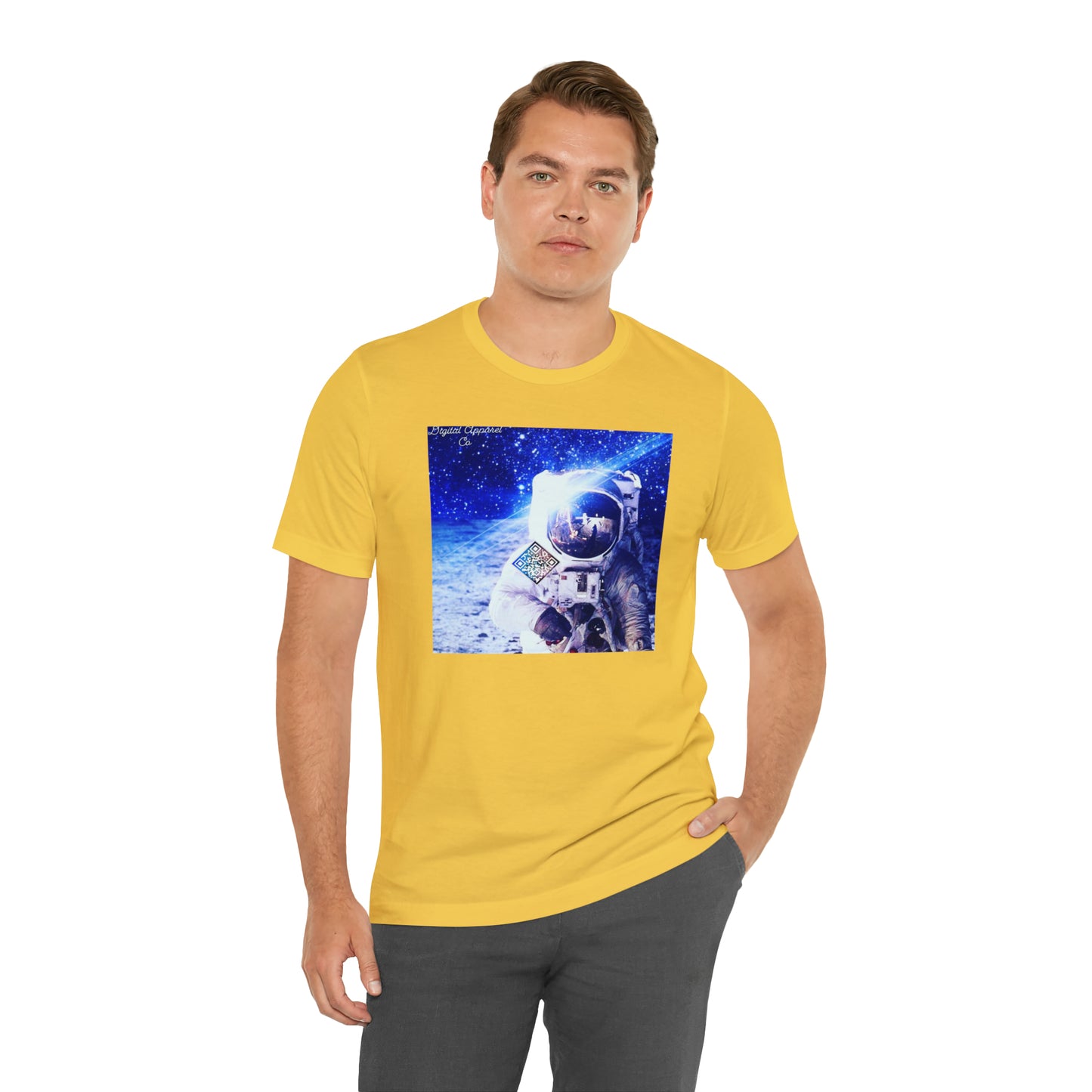 A.I. “MultiVerse Explorer” Digital Unisex Jersey Short Sleeve Tee