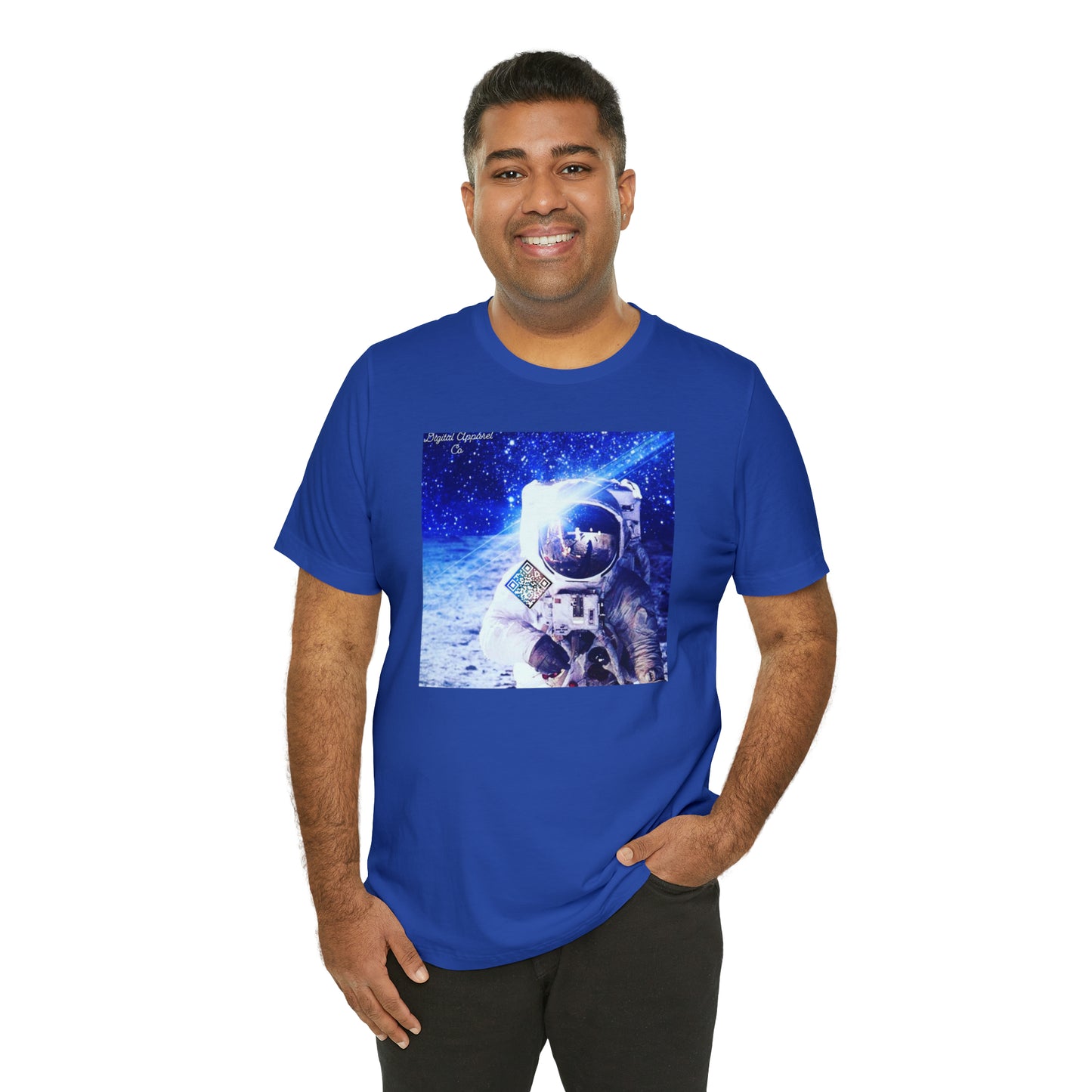 A.I. “MultiVerse Explorer” Digital Unisex Jersey Short Sleeve Tee