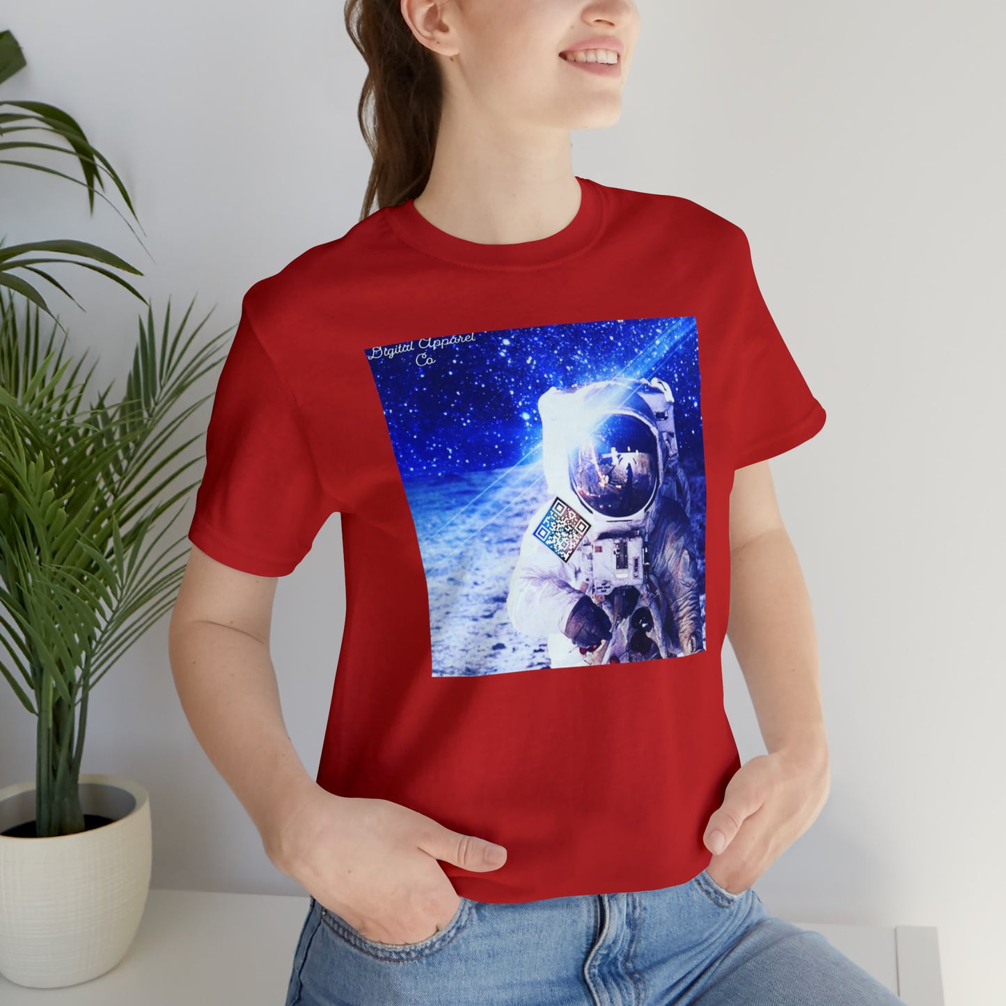 A.I. “MultiVerse Explorer” Digital Unisex Jersey Short Sleeve Tee