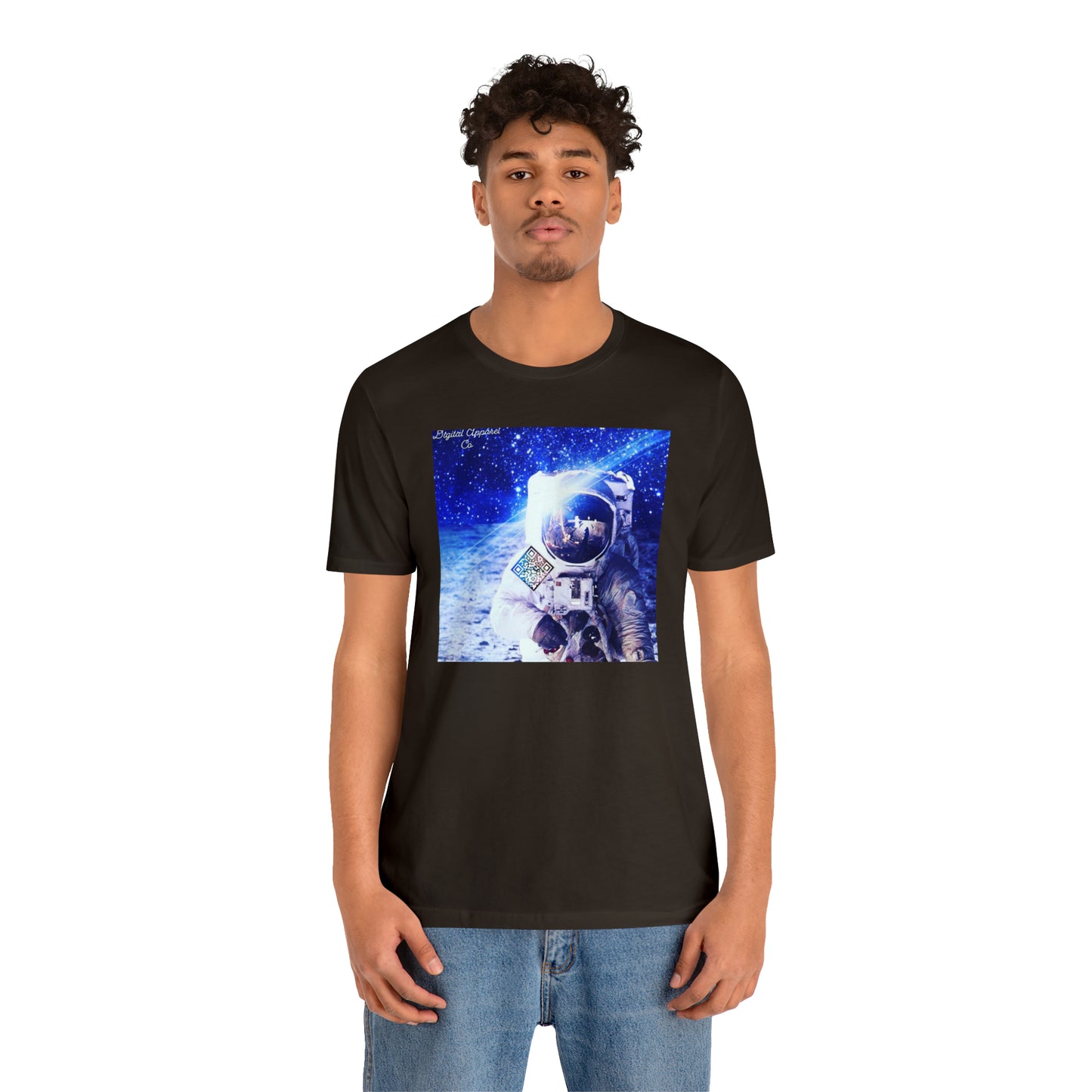 A.I. “MultiVerse Explorer” Digital Unisex Jersey Short Sleeve Tee