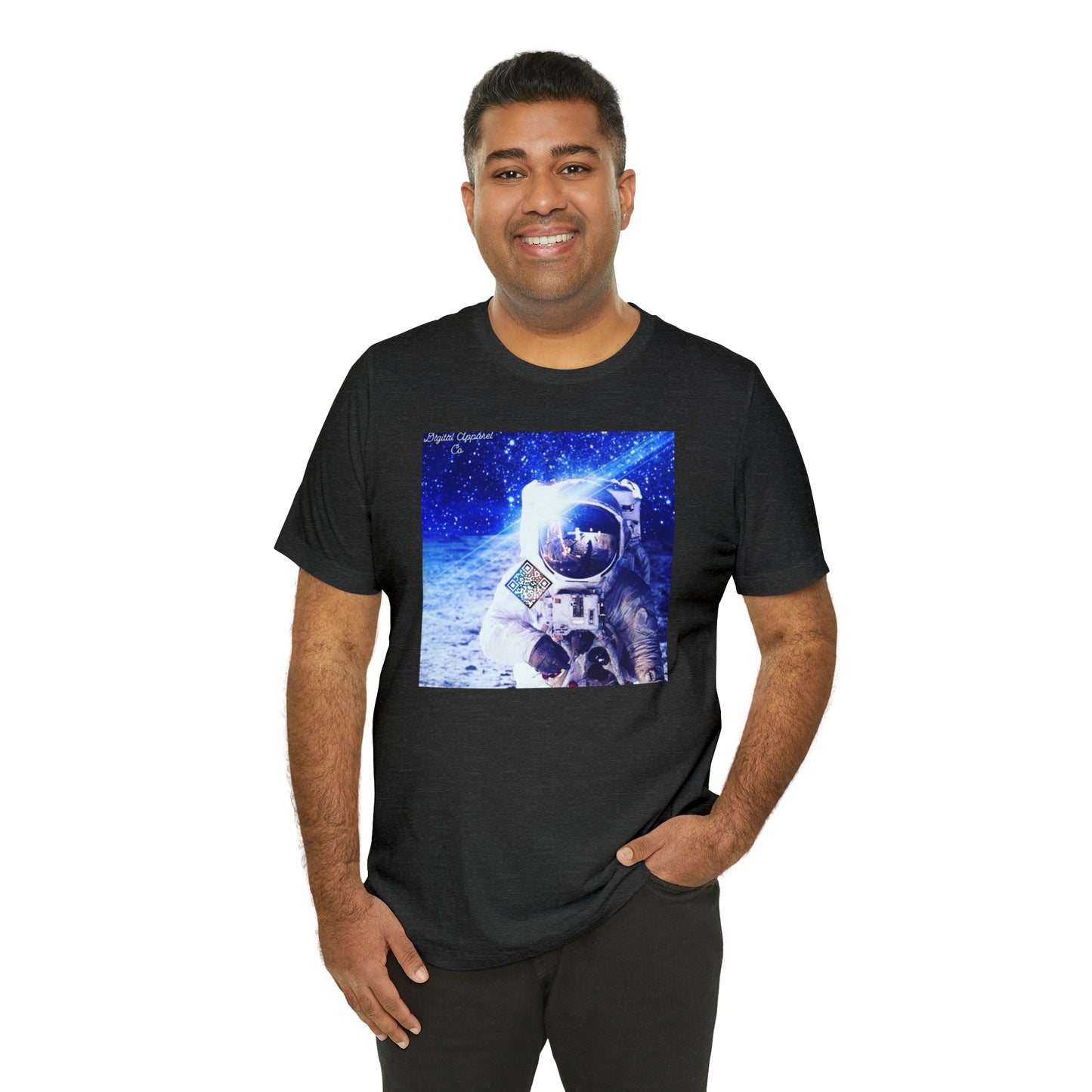 A.I. “MultiVerse Explorer” Digital Unisex Jersey Short Sleeve Tee