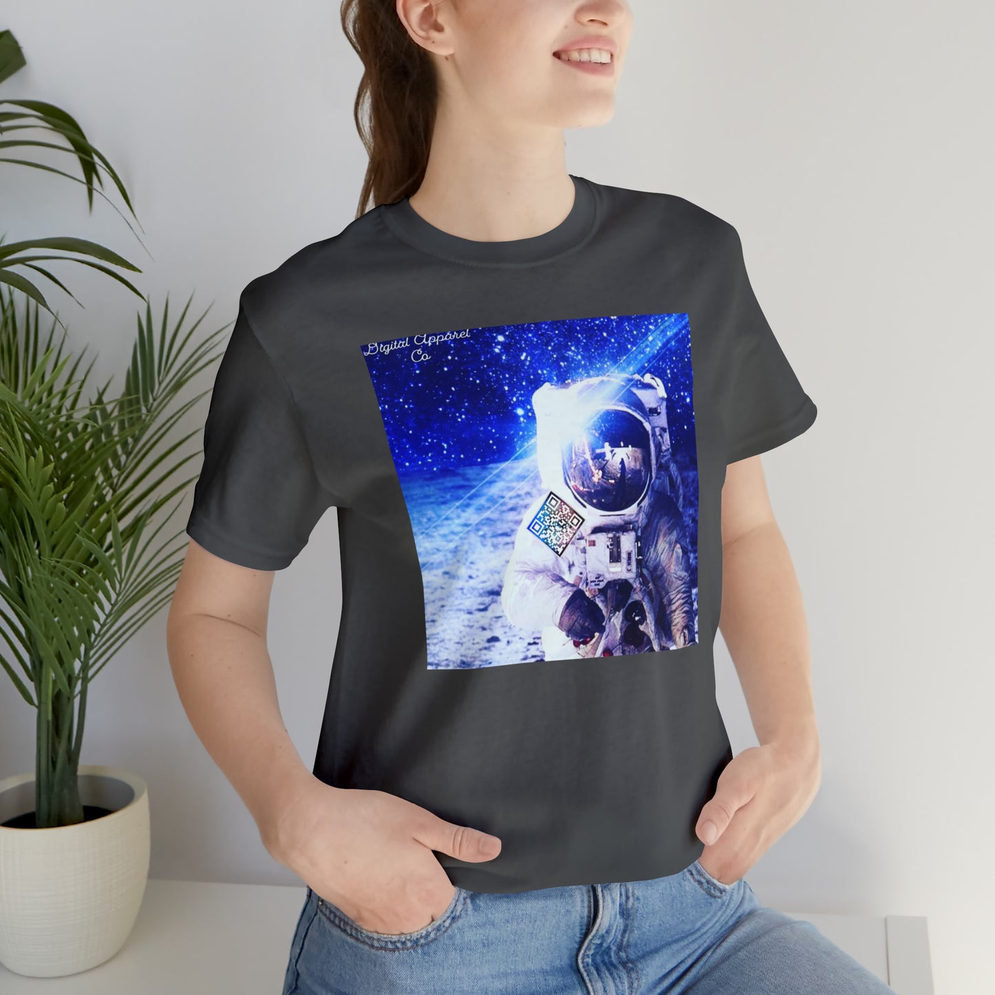 A.I. “MultiVerse Explorer” Digital Unisex Jersey Short Sleeve Tee