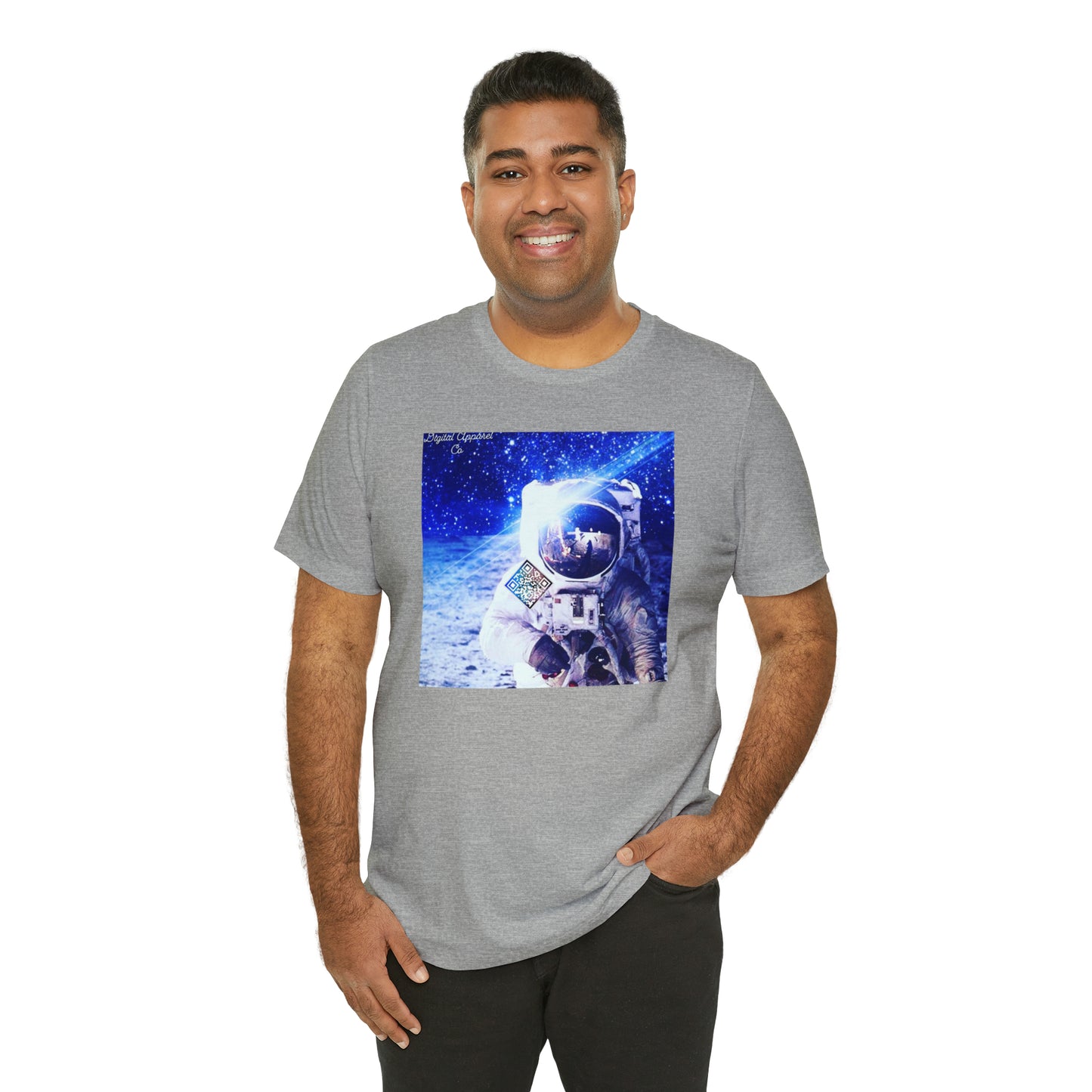 A.I. “MultiVerse Explorer” Digital Unisex Jersey Short Sleeve Tee