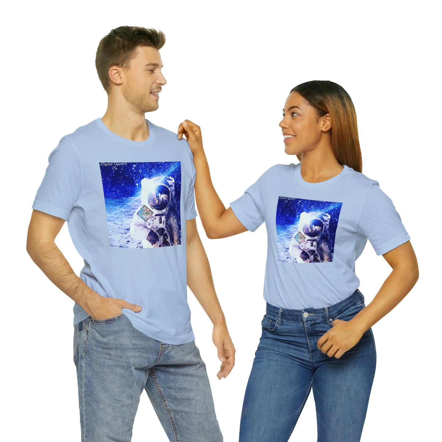 A.I. “MultiVerse Explorer” Digital Unisex Jersey Short Sleeve Tee