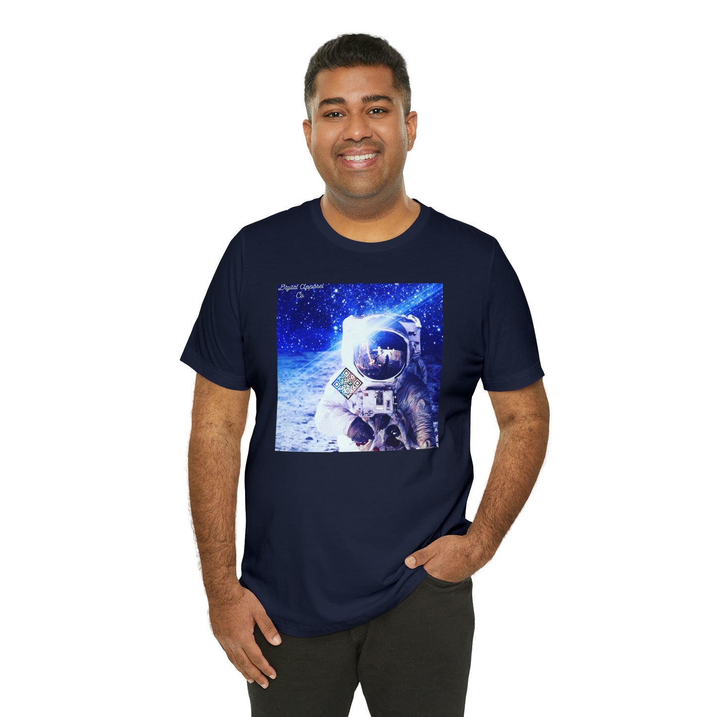 A.I. “MultiVerse Explorer” Digital Unisex Jersey Short Sleeve Tee