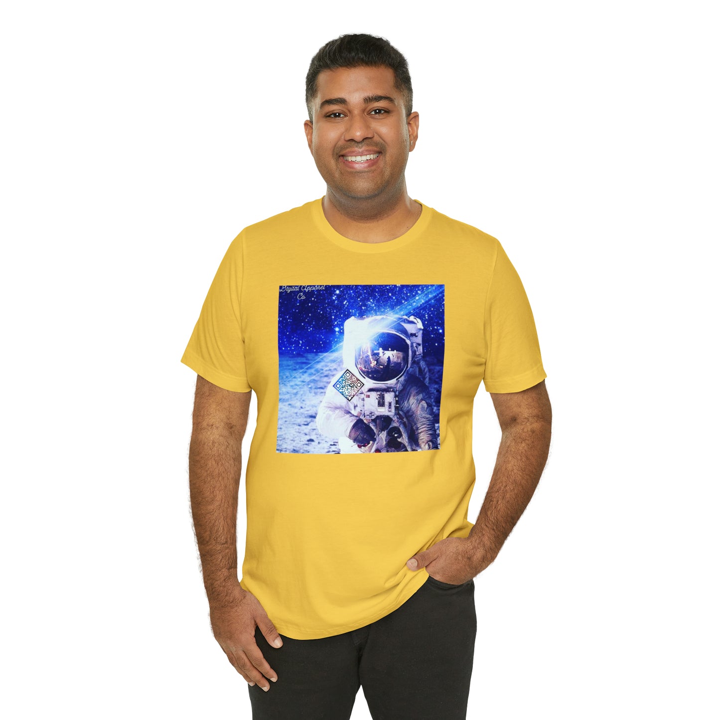 A.I. “MultiVerse Explorer” Digital Unisex Jersey Short Sleeve Tee