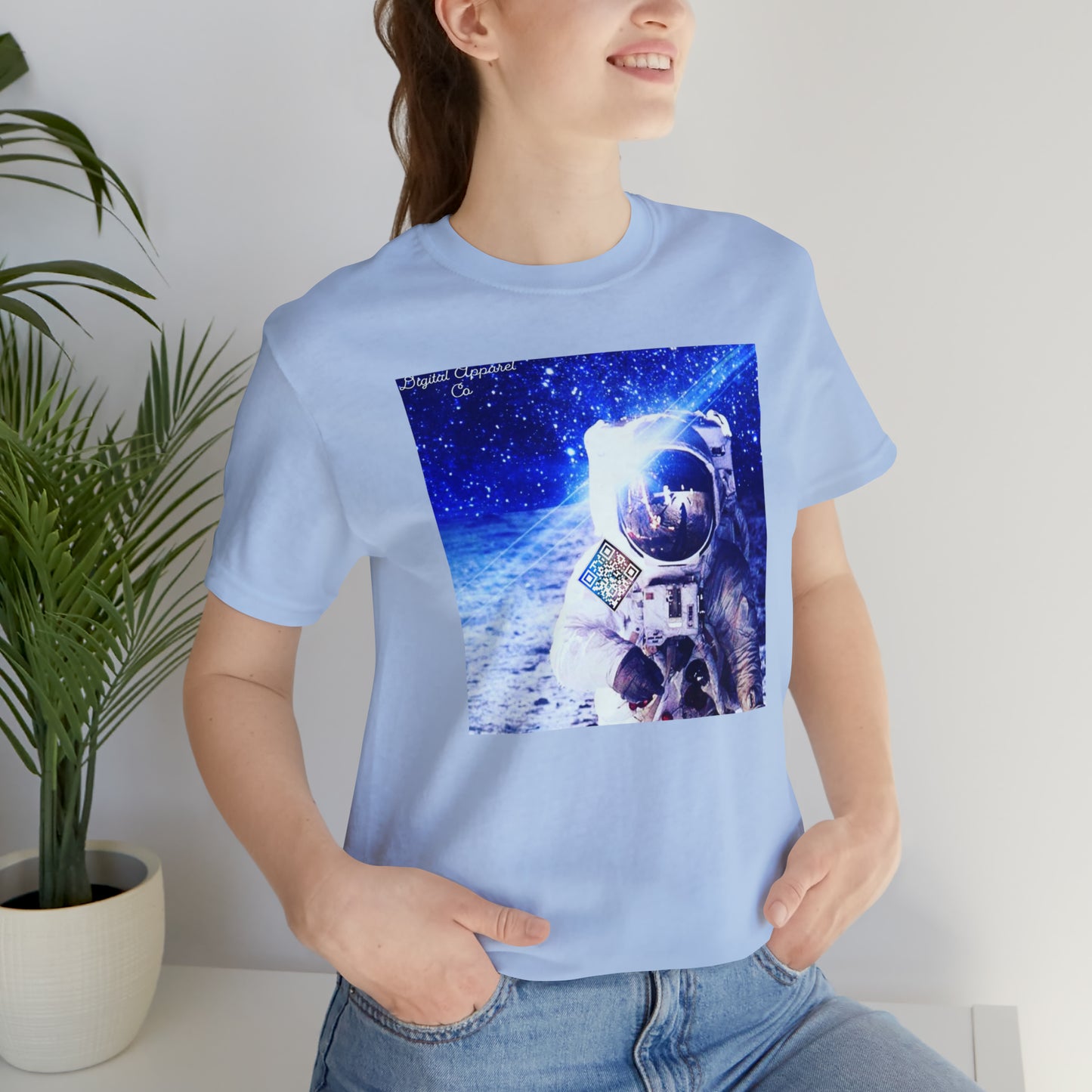 A.I. “MultiVerse Explorer” Digital Unisex Jersey Short Sleeve Tee