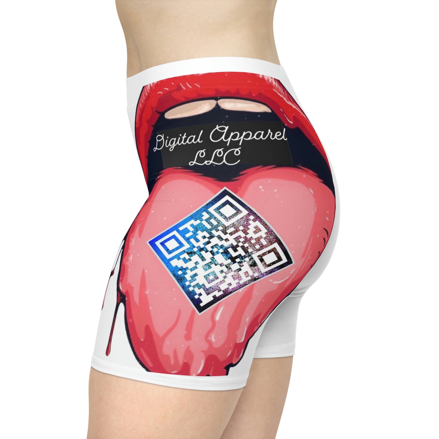 AI Digital Women's Biker Shorts (AOP)