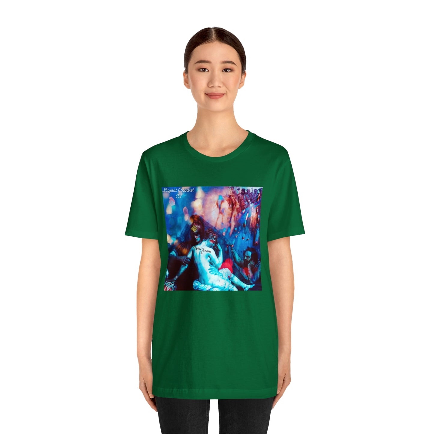 Adonis&Aphrodite Burning Hearts of Desire Unisex Jersey Short Sleeve Tee