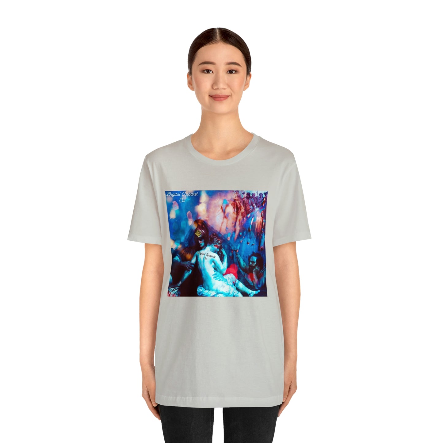 Adonis&Aphrodite Burning Hearts of Desire Unisex Jersey Short Sleeve Tee