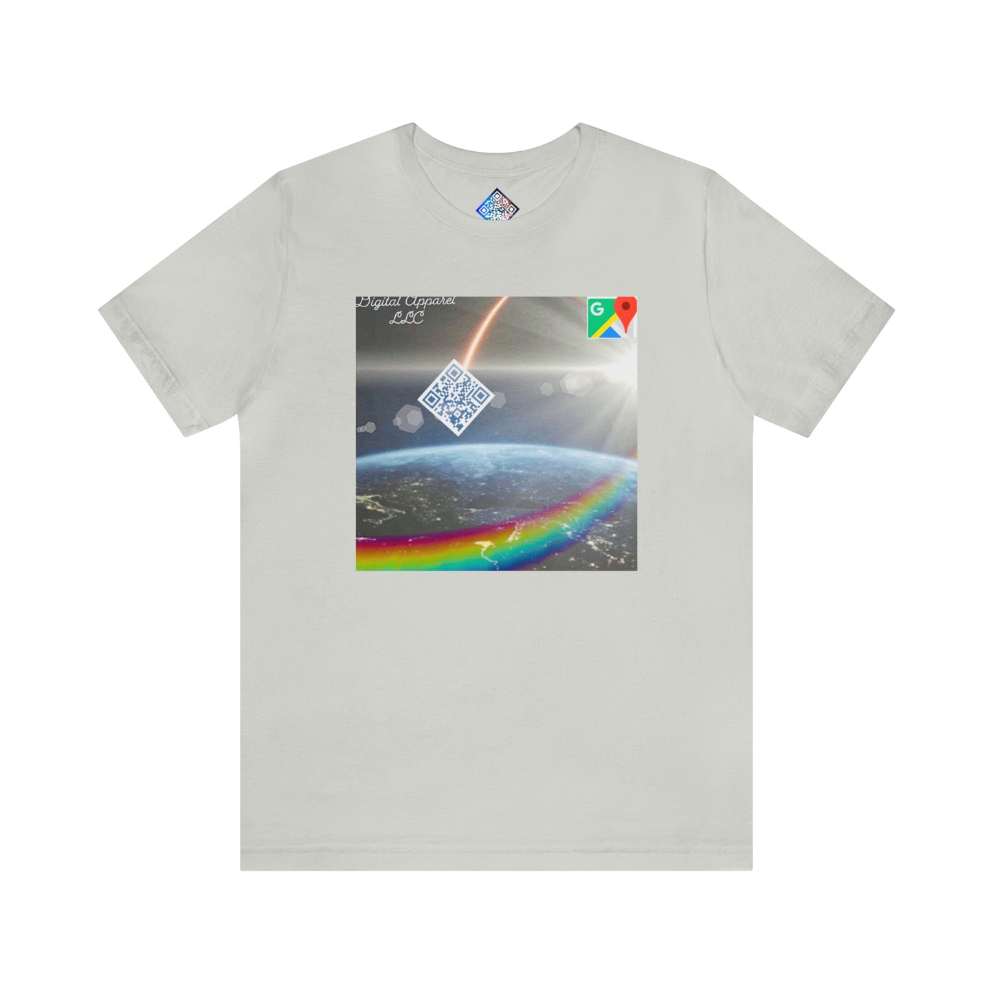 Artificially Intelligent GPS Digital Unisex Jersey Short Sleeve Tee