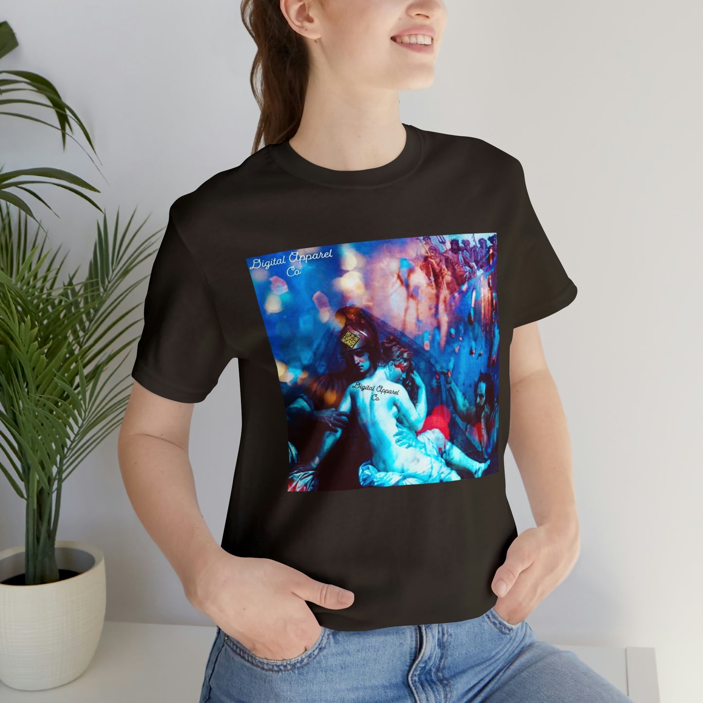 Adonis&Aphrodite Burning Hearts of Desire Unisex Jersey Short Sleeve Tee